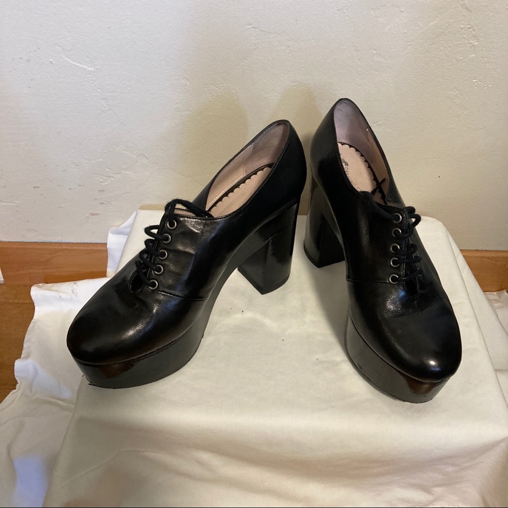 Opening ceremony platform oxford disco 70s shoes